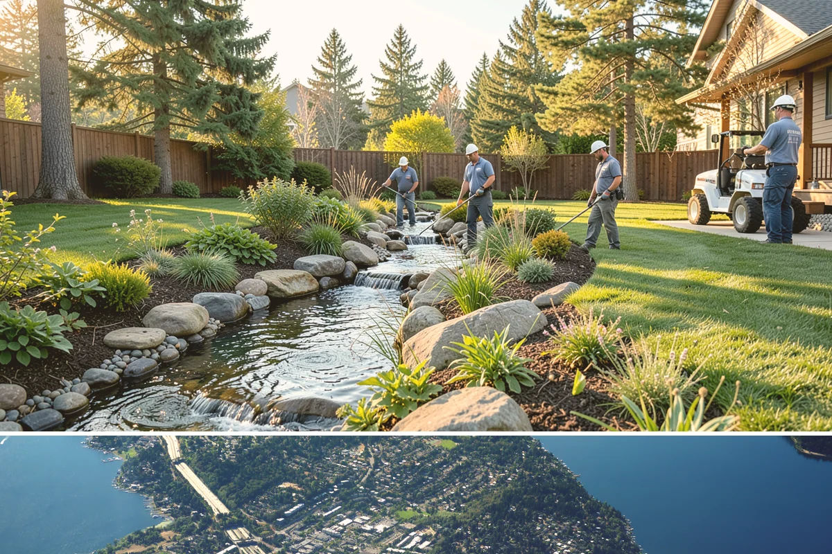 Spring Irrigation Startup in Mercer Island, King County, WA - Done in spring as the watering season begins.