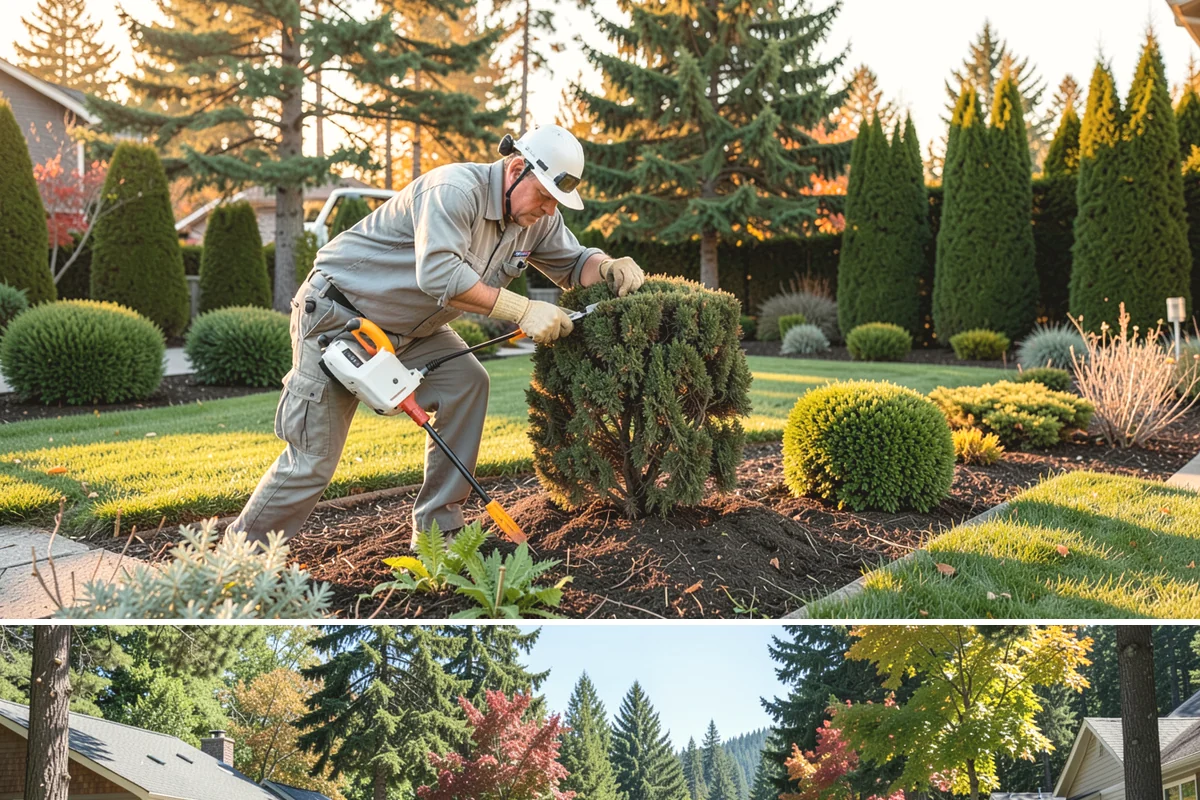 Spring Irrigation Startup in Orting, Pierce County, WA - Done in spring as the watering season begins.