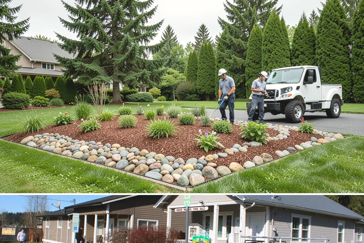 Spring Irrigation Startup in South Prairie, Pierce County, WA - Done in spring as the watering season begins.