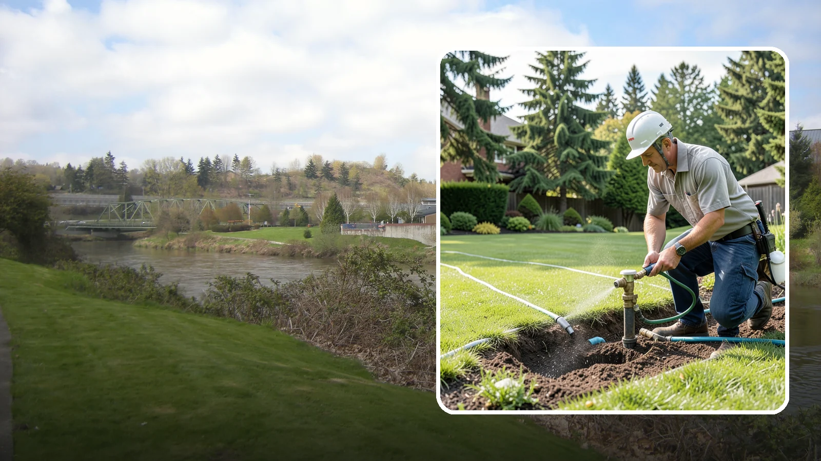 Spring Irrigation Startup in Tukwila, King County, WA - Seasonal system startup that safely repressurizes, inspects, and tunes your sprinklers for the watering season.