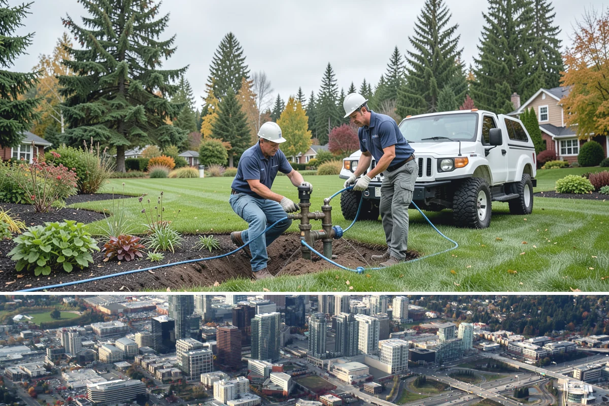 Sprinkler Controller Programming in Bellevue, King County, WA - Reprogram in early spring and again in mid-summer to match the shift from wet to dry Puget Sound conditions.