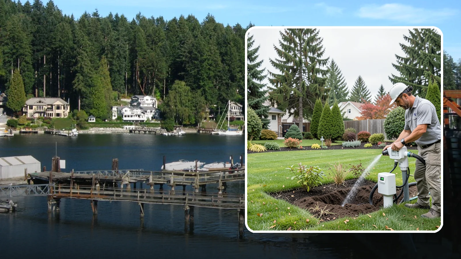 Sprinkler Controller Programming in Gig Harbor, Pierce County, WA - We program and optimize your sprinkler timer with PNW-specific schedules that conserve water in spring and deliver deep watering...