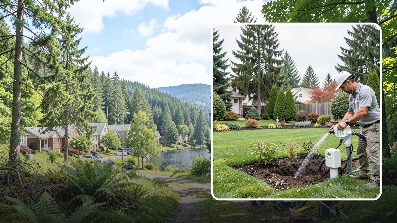 Sprinkler Controller Programming in Lake Forest Park, King County, WA - We program and optimize your sprinkler timer with PNW-specific schedules that conserve water in spring and deliver deep watering...