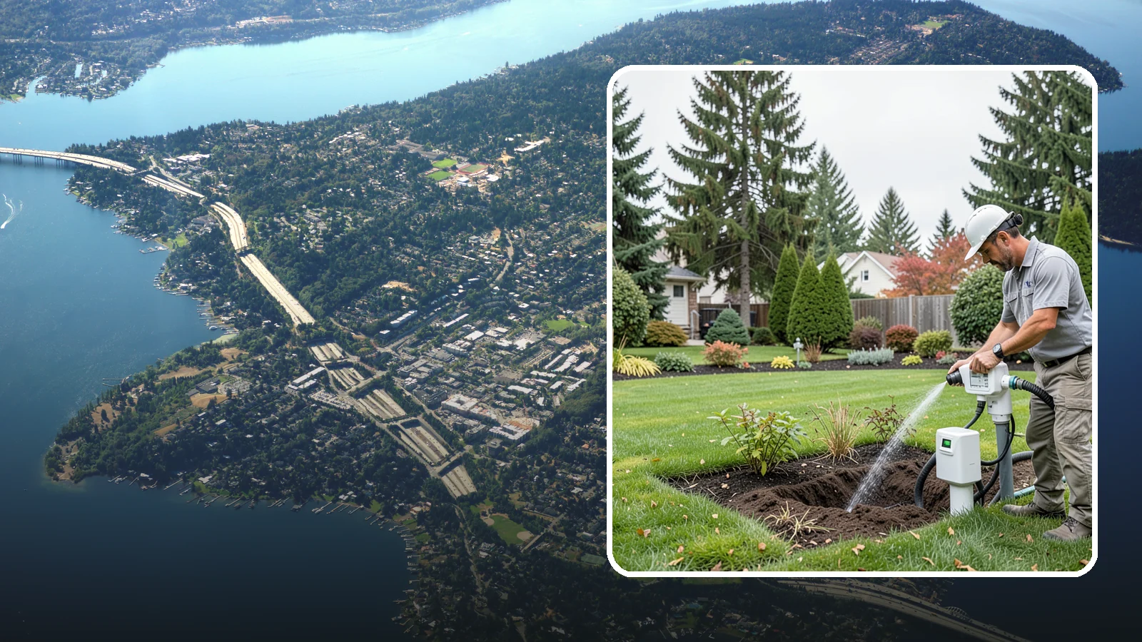 Sprinkler Controller Programming in Mercer Island, King County, WA - We program and optimize your sprinkler timer with PNW-specific schedules that conserve water in spring and deliver deep watering...