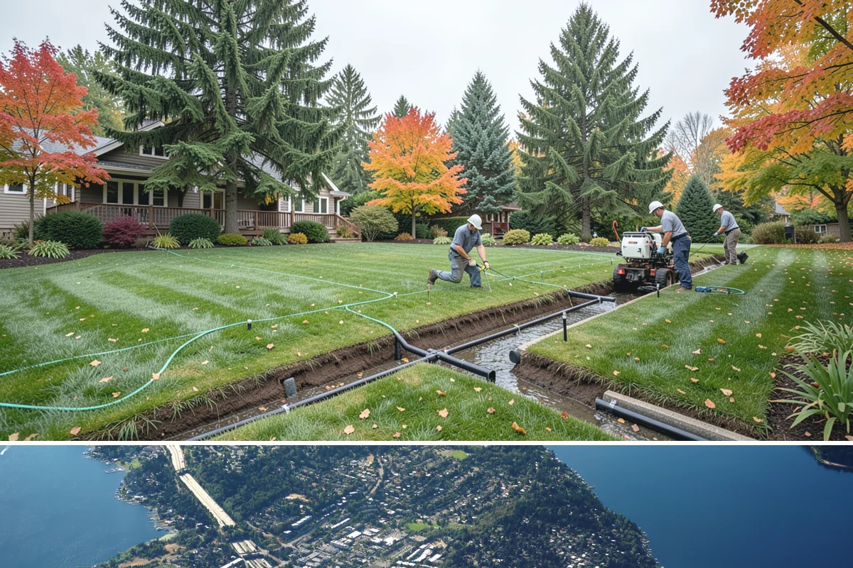 Sprinkler Controller Programming in Mercer Island, King County, WA - Reprogram in early spring and again in mid-summer to match the shift from wet to dry Puget Sound conditions.