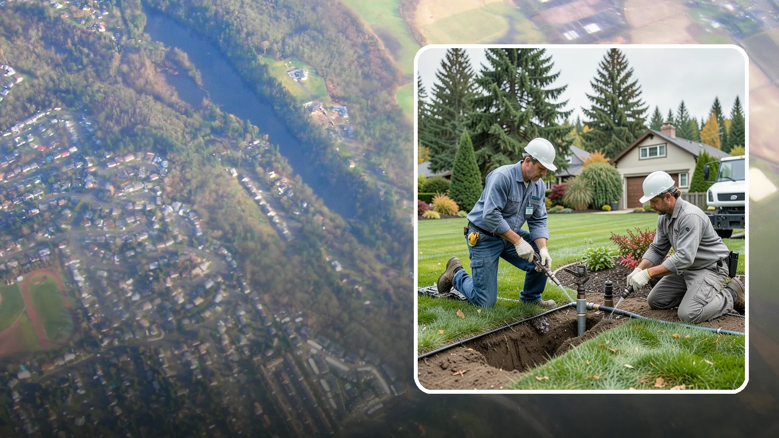 Sprinkler Repair in Algona, King County, WA - Fast diagnosis and repair of sprinkler system problems - leaks, low pressure, dry zones, and controller faults.