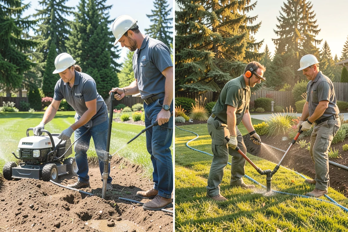 Sprinkler Repair in Anacortes, Skagit County, WA - Inspect the system and run each zone