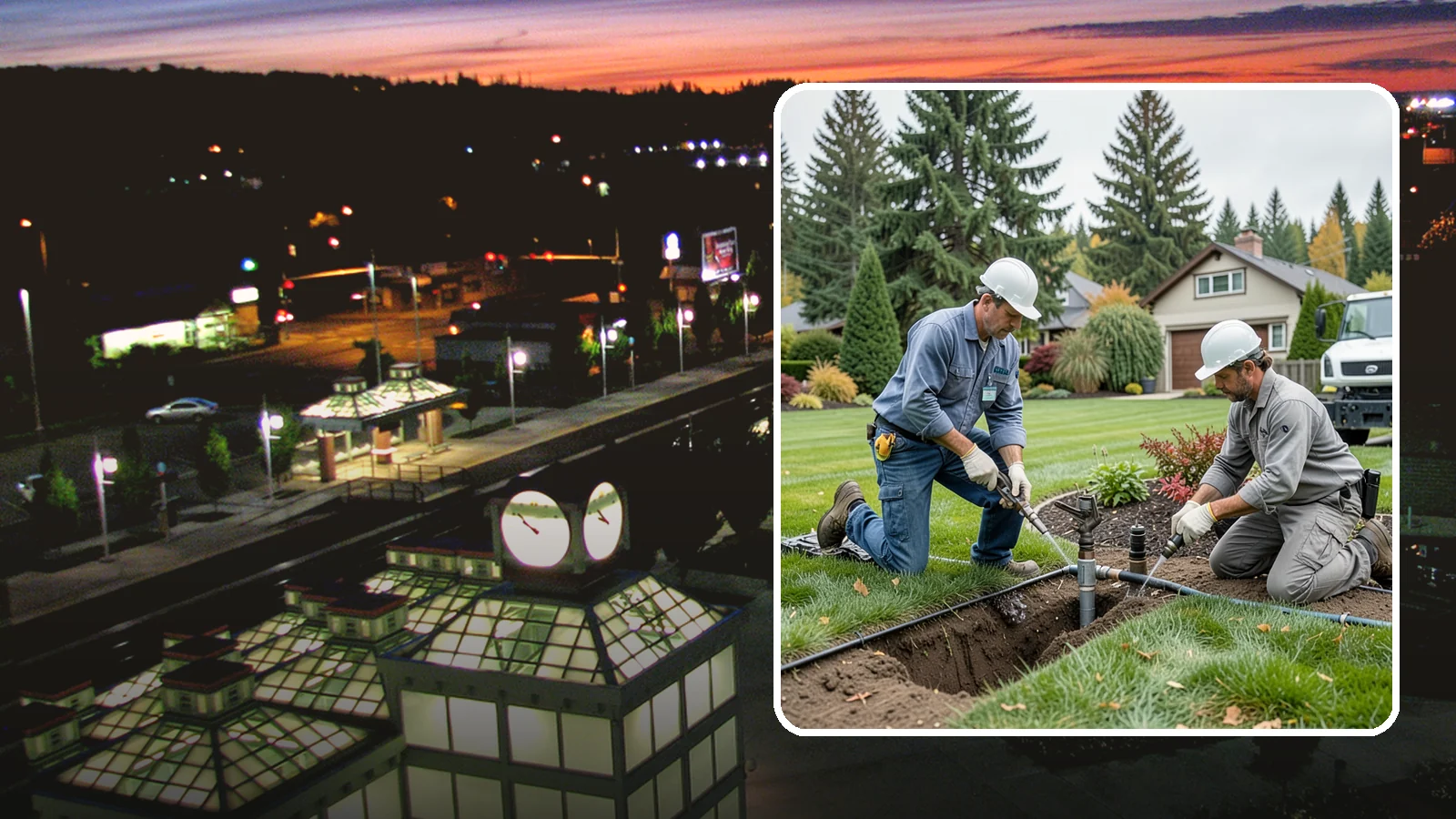 Sprinkler Repair in Auburn, King County, WA - Fast diagnosis and repair of sprinkler system problems - leaks, low pressure, dry zones, and controller faults.
