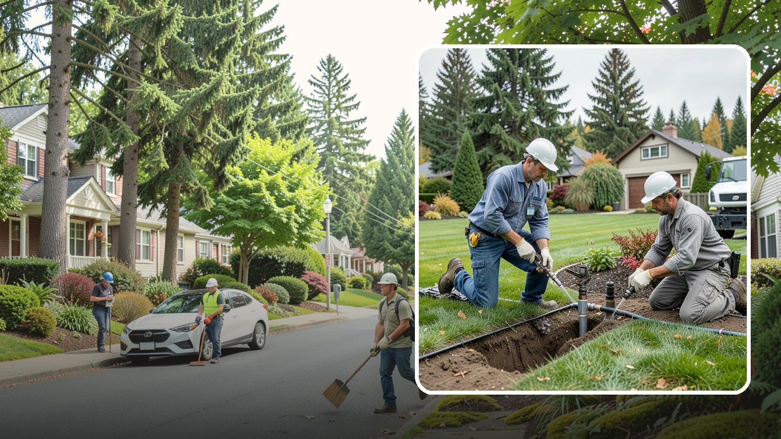Sprinkler Repair in Beaux Arts Village, King County, WA - Fast diagnosis and repair of sprinkler system problems - leaks, low pressure, dry zones, and controller faults.