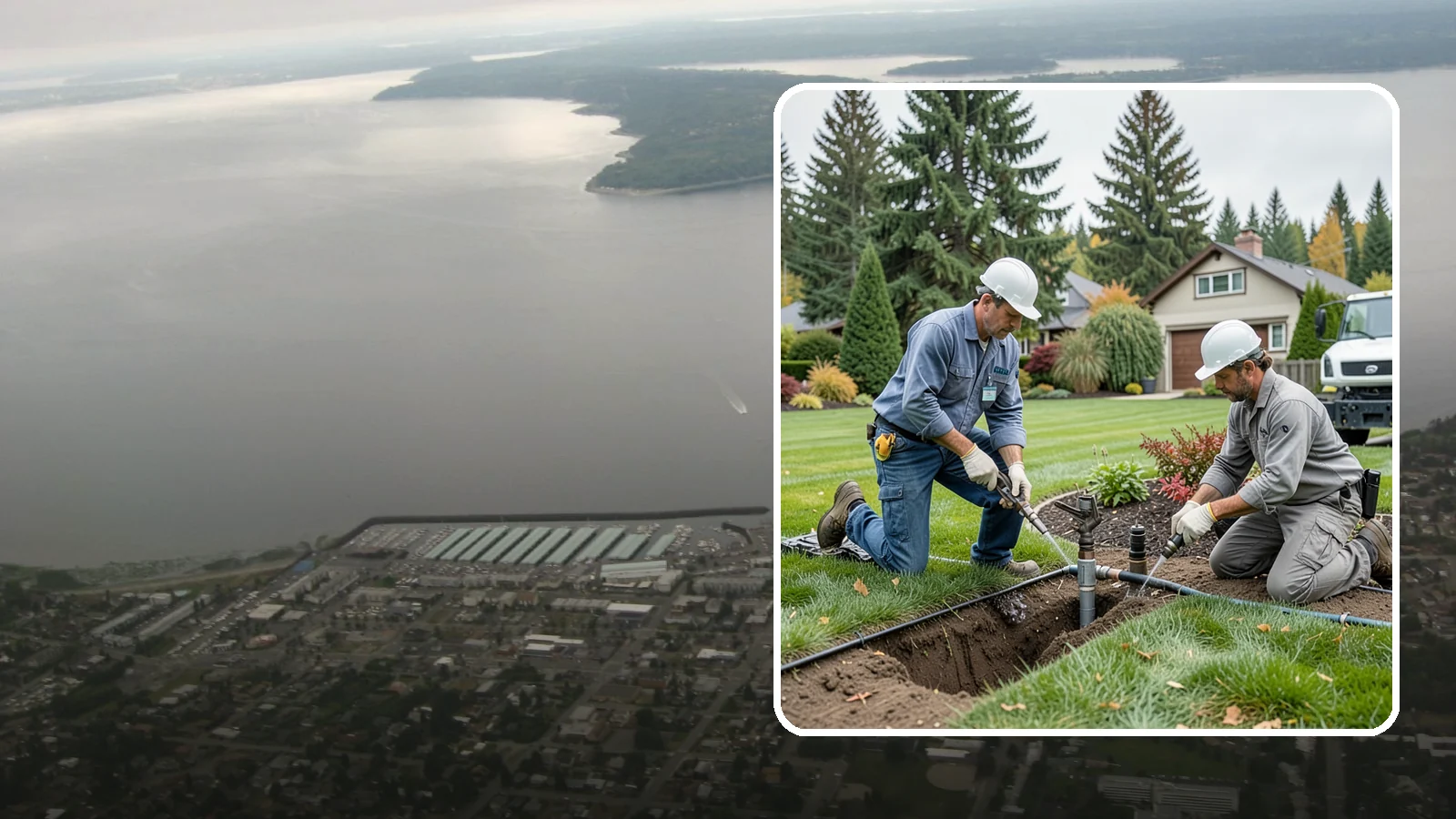 Sprinkler Repair in Des Moines, King County, WA - Fast diagnosis and repair of sprinkler system problems - leaks, low pressure, dry zones, and controller faults.