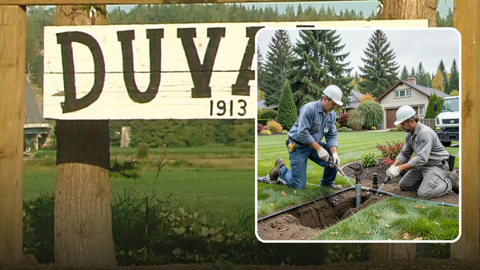 Sprinkler Repair in Duvall, King County, WA - Fast diagnosis and repair of sprinkler system problems - leaks, low pressure, dry zones, and controller faults.