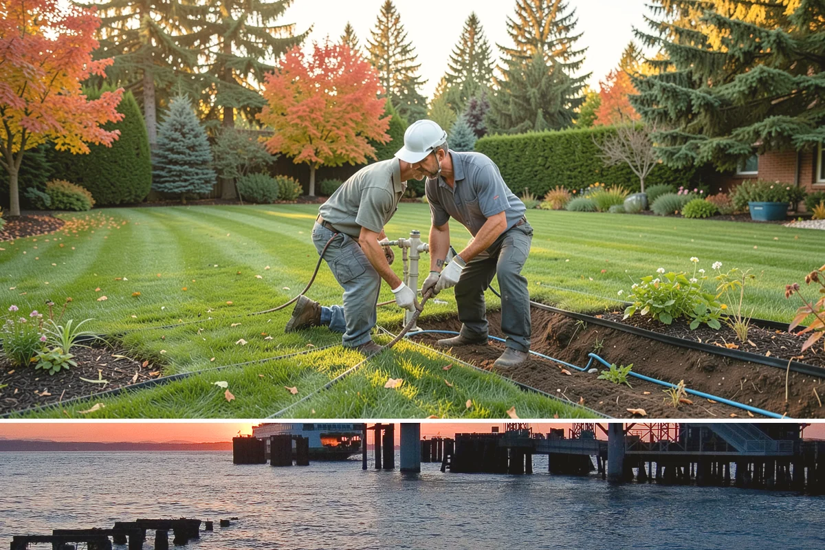 Sprinkler Repair in Edmonds, Snohomish County, WA - Repairs done spring through fall while the system is active.