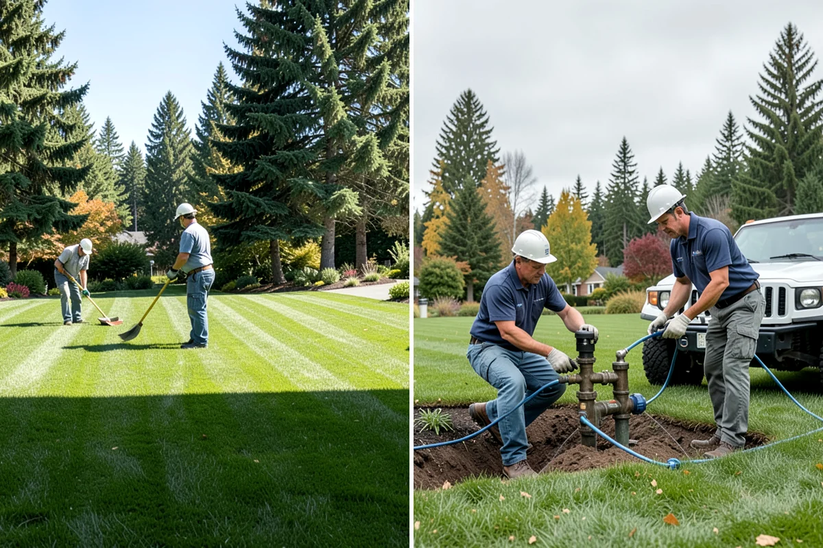 Sprinkler Repair in Everett, Snohomish County, WA - Inspect the system and run each zone