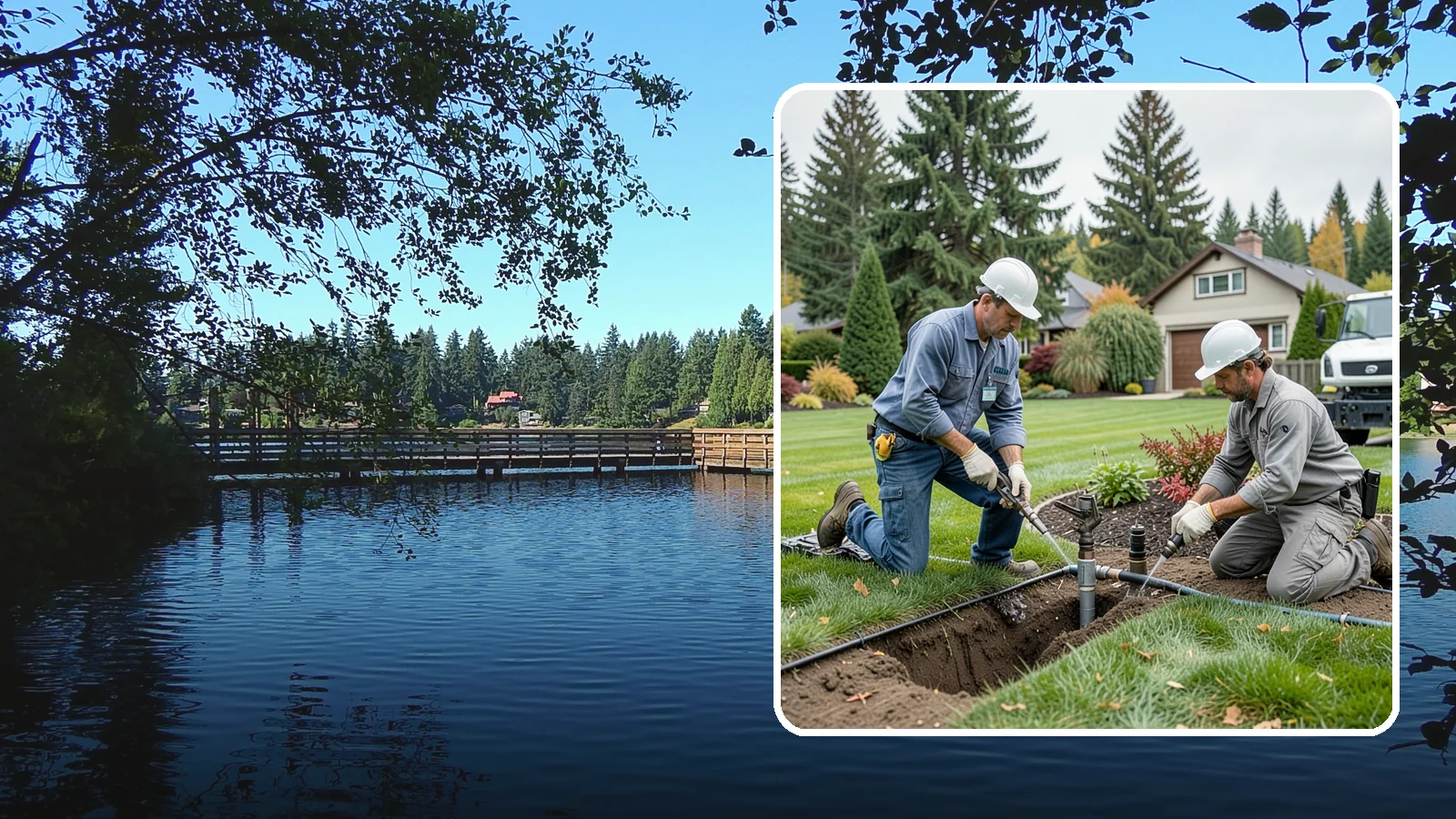 Sprinkler Repair in Federal Way, King County, WA - Fast diagnosis and repair of sprinkler system problems - leaks, low pressure, dry zones, and controller faults.