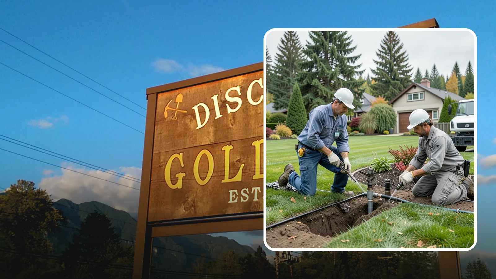 Sprinkler Repair in Gold Bar, Snohomish County, WA - Fast diagnosis and repair of sprinkler system problems - leaks, low pressure, dry zones, and controller faults.