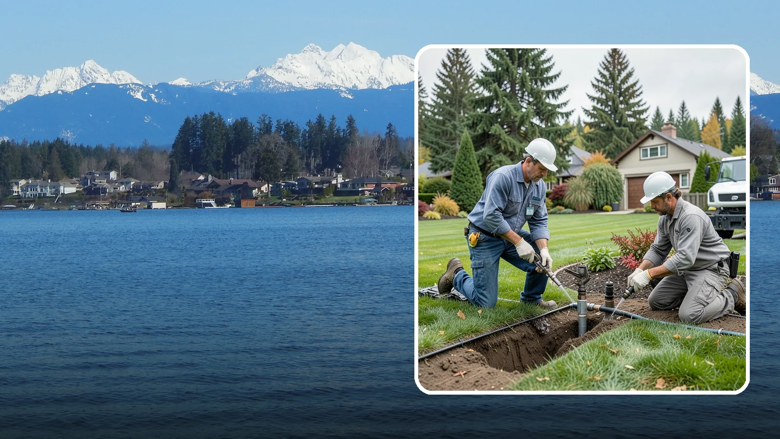 Sprinkler Repair in Lake Stevens, Snohomish County, WA - Fast diagnosis and repair of sprinkler system problems - leaks, low pressure, dry zones, and controller faults.