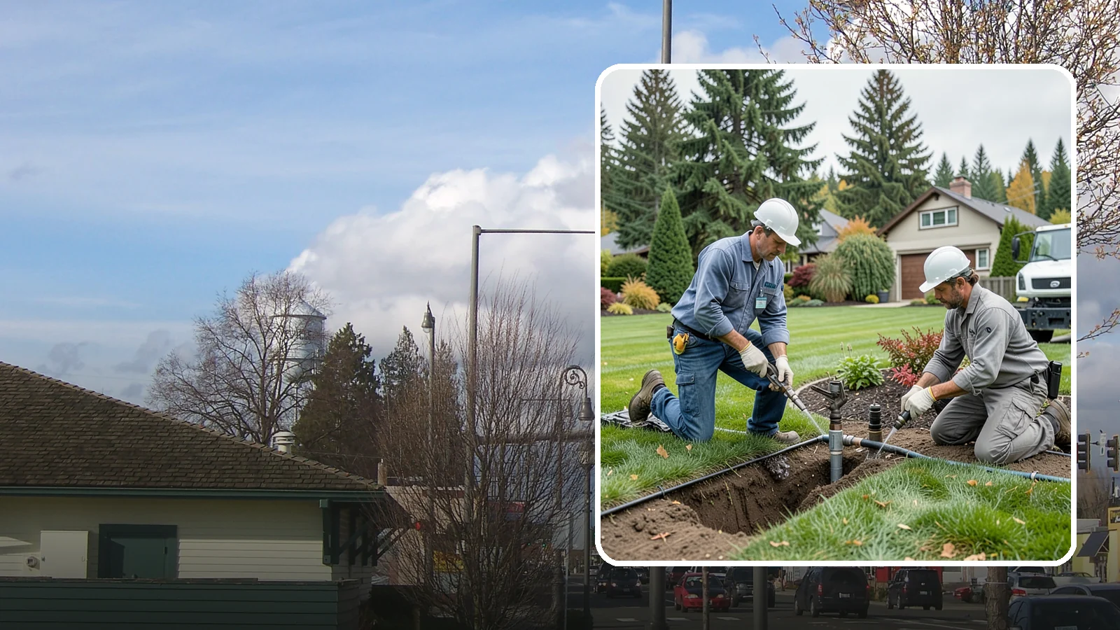 Sprinkler Repair in Marysville, Snohomish County, WA - Fast diagnosis and repair of sprinkler system problems - leaks, low pressure, dry zones, and controller faults.