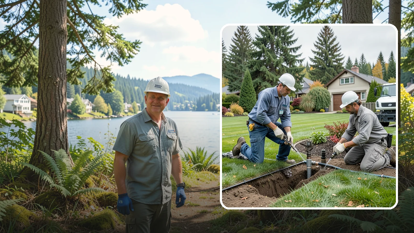 Sprinkler Repair in Milton, King County, WA - Fast diagnosis and repair of sprinkler system problems - leaks, low pressure, dry zones, and controller faults.