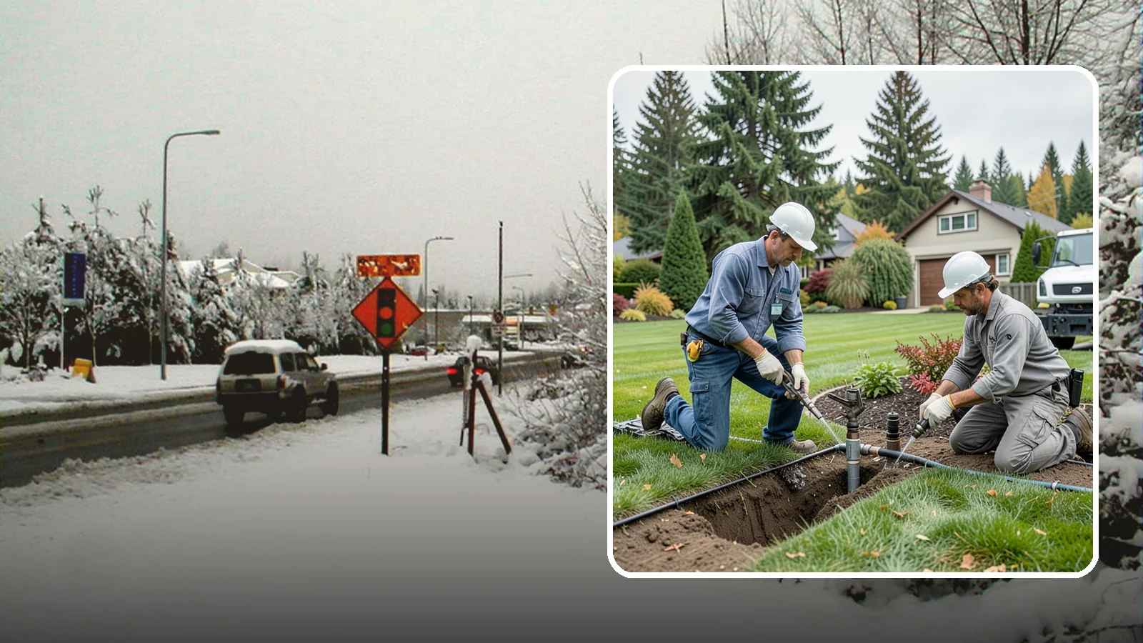 Sprinkler Repair in Newcastle, King County, WA - Fast diagnosis and repair of sprinkler system problems - leaks, low pressure, dry zones, and controller faults.