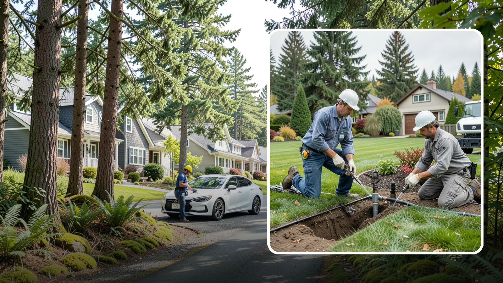Sprinkler Repair in Normandy Park, King County, WA - Fast diagnosis and repair of sprinkler system problems - leaks, low pressure, dry zones, and controller faults.
