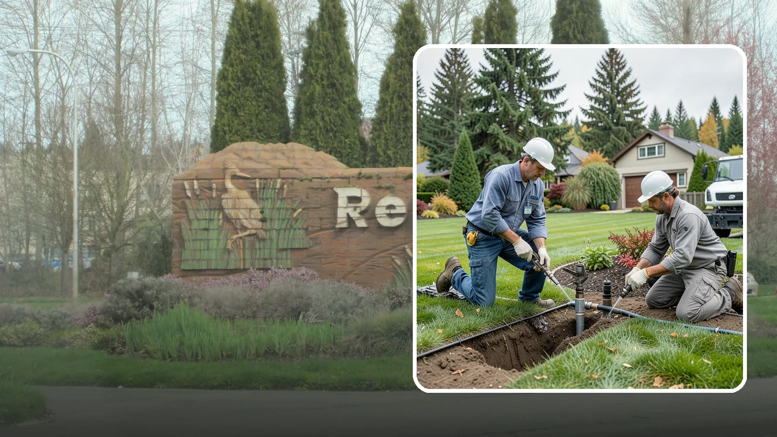 Sprinkler Repair in Renton, King County, WA - Fast diagnosis and repair of sprinkler system problems - leaks, low pressure, dry zones, and controller faults.