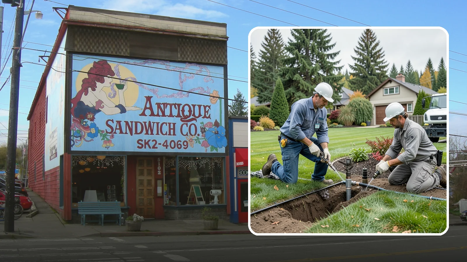 Sprinkler Repair in Ruston, Pierce County, WA - Fast diagnosis and repair of sprinkler system problems - leaks, low pressure, dry zones, and controller faults.