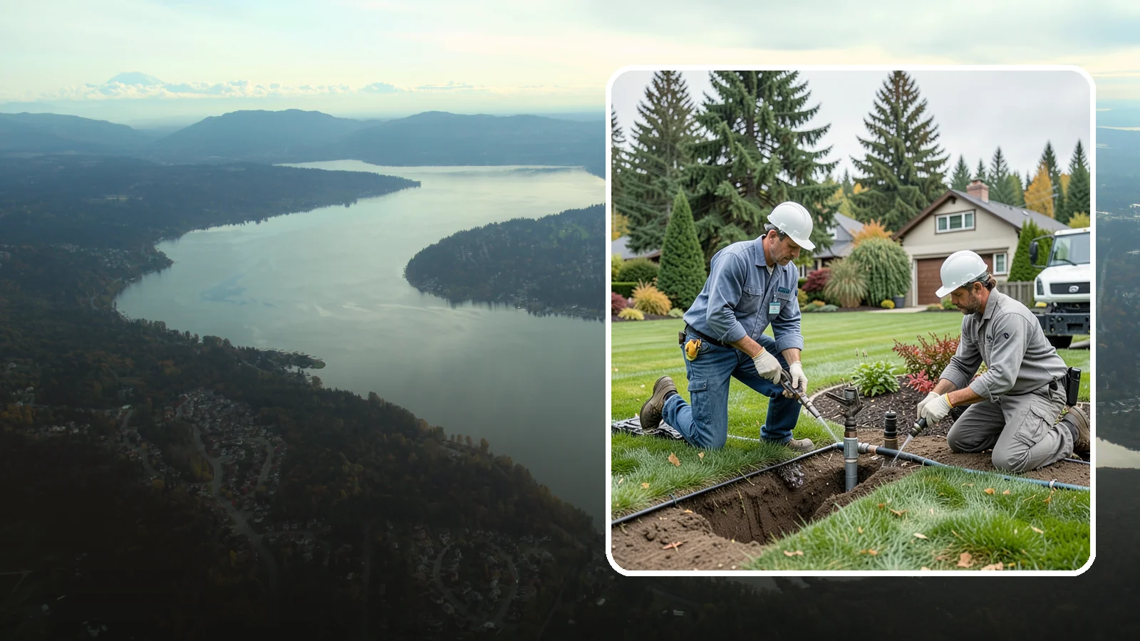 Sprinkler Repair in Sammamish, King County, WA - Fast diagnosis and repair of sprinkler system problems - leaks, low pressure, dry zones, and controller faults.