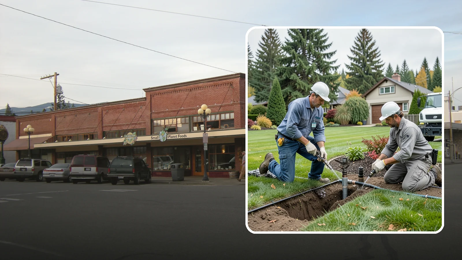 Sprinkler Repair in Sedro-Woolley, Skagit County, WA - Fast diagnosis and repair of sprinkler system problems - leaks, low pressure, dry zones, and controller faults.