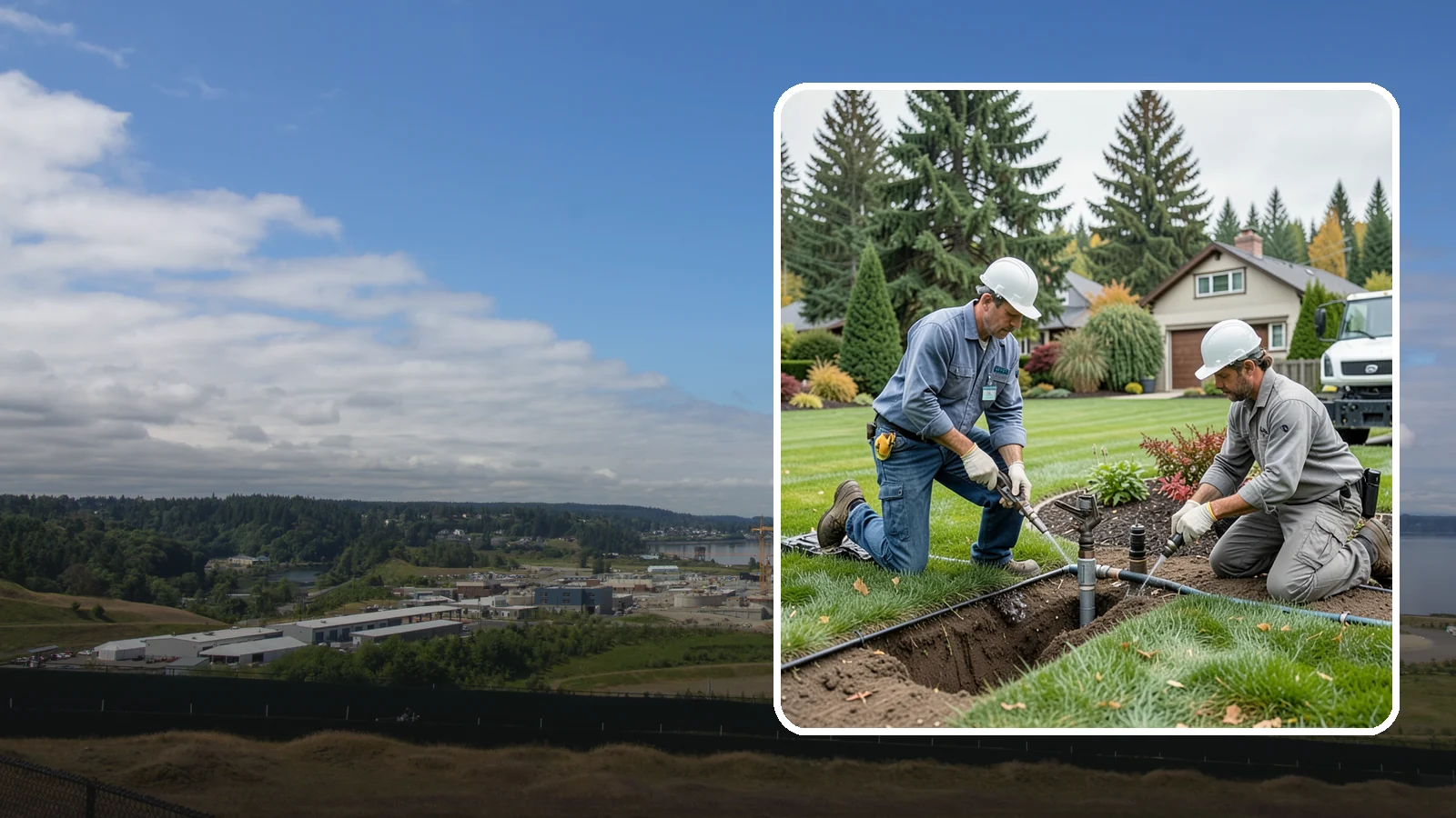 Sprinkler Repair in University Place, Pierce County, WA - Fast diagnosis and repair of sprinkler system problems - leaks, low pressure, dry zones, and controller faults.