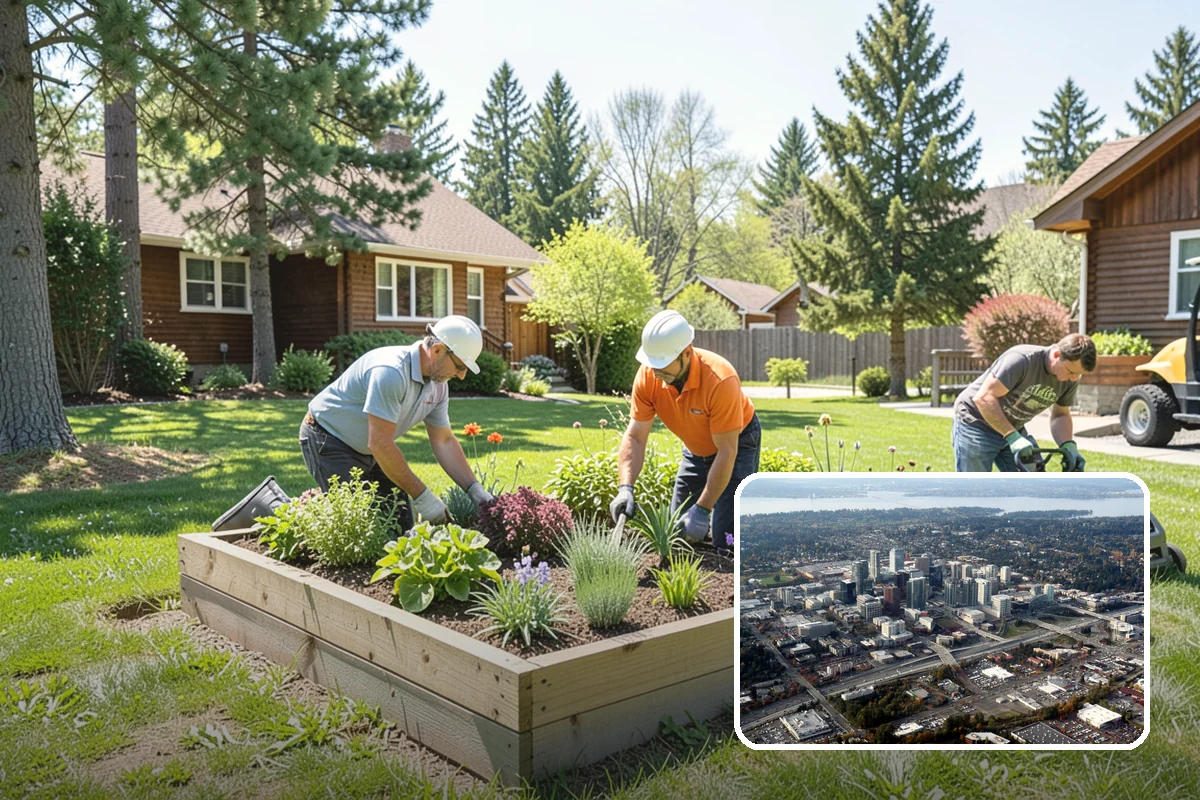 Sprinkler System Installation in Bellevue, King County, WA - Automatic, even watering across every zone
