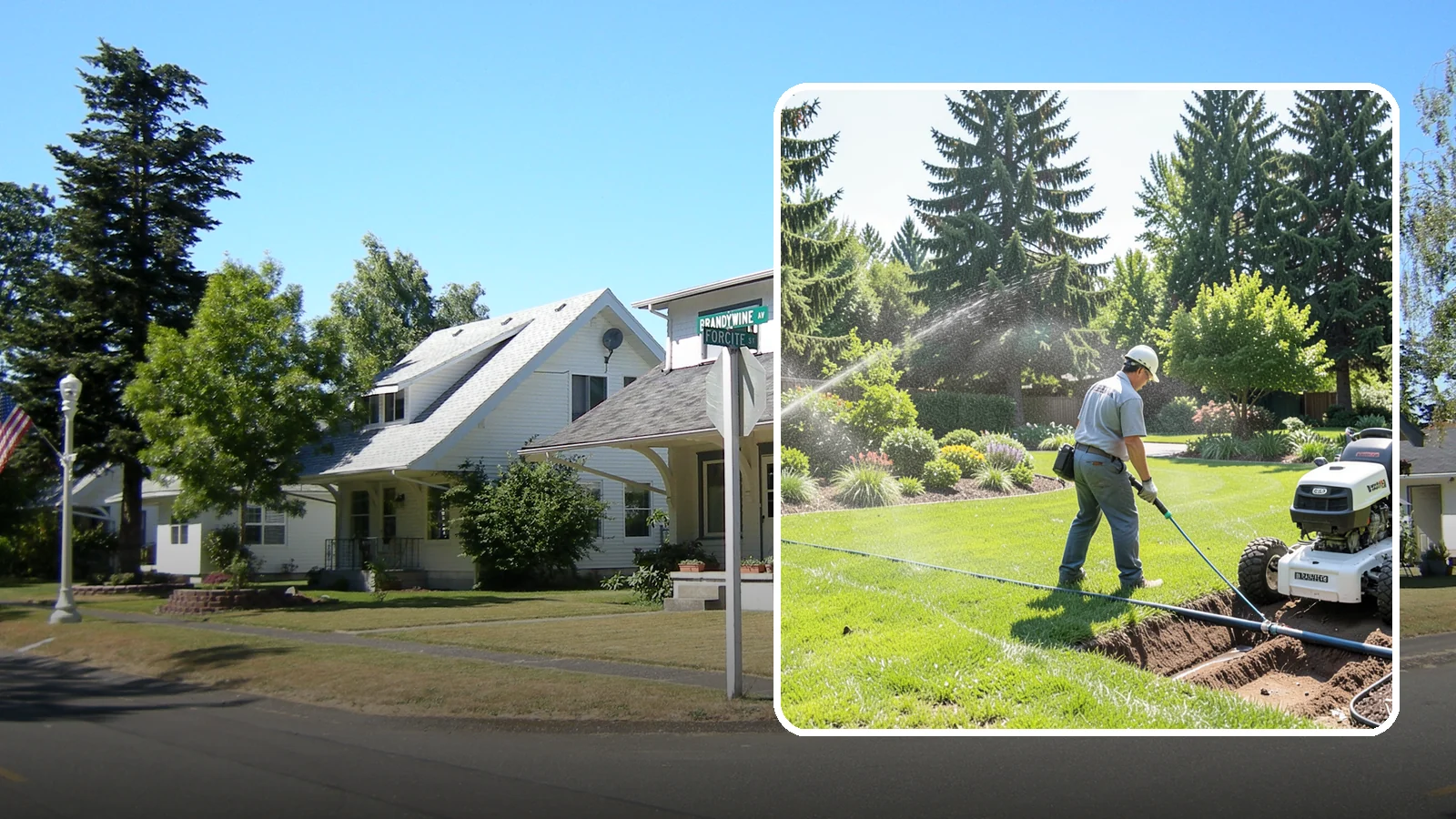 Sprinkler System Installation in DuPont, Pierce County, WA - A professionally designed and installed sprinkler system that waters your whole landscape automatically and efficiently.