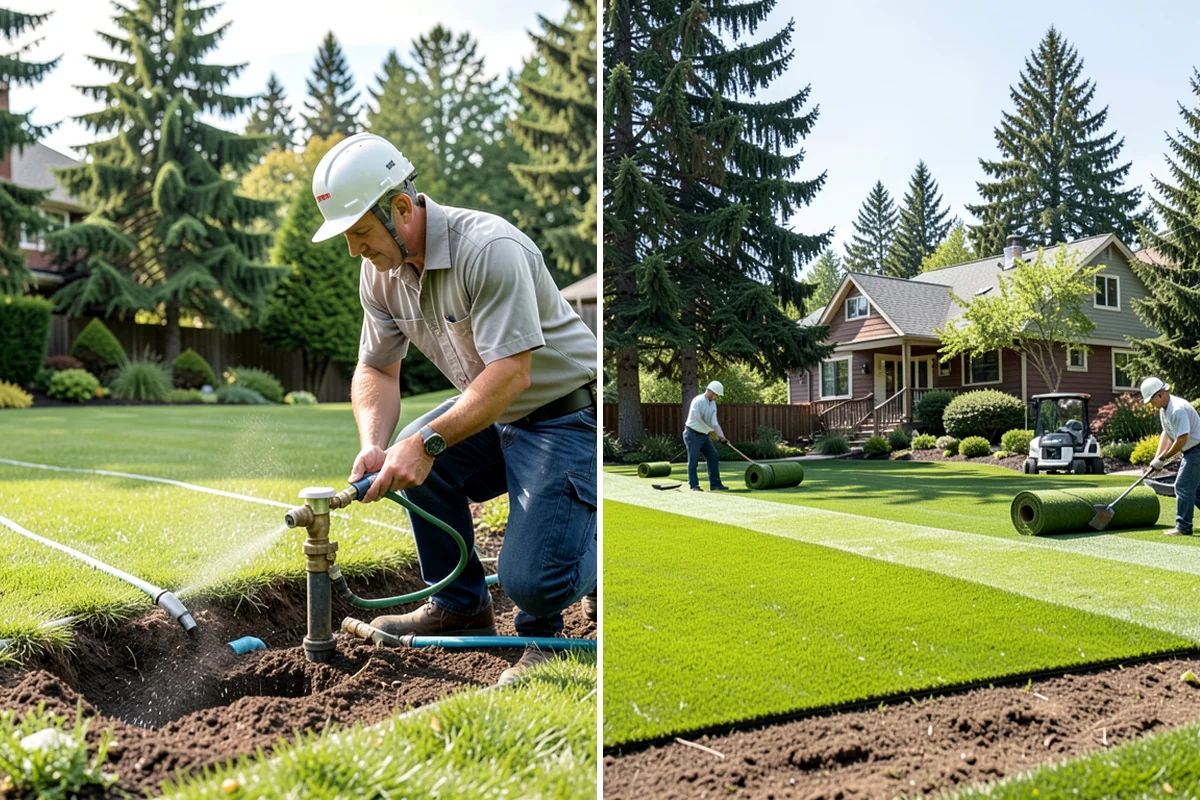 Sprinkler System Installation in DuPont, Pierce County, WA - Design zones and coverage for your yard