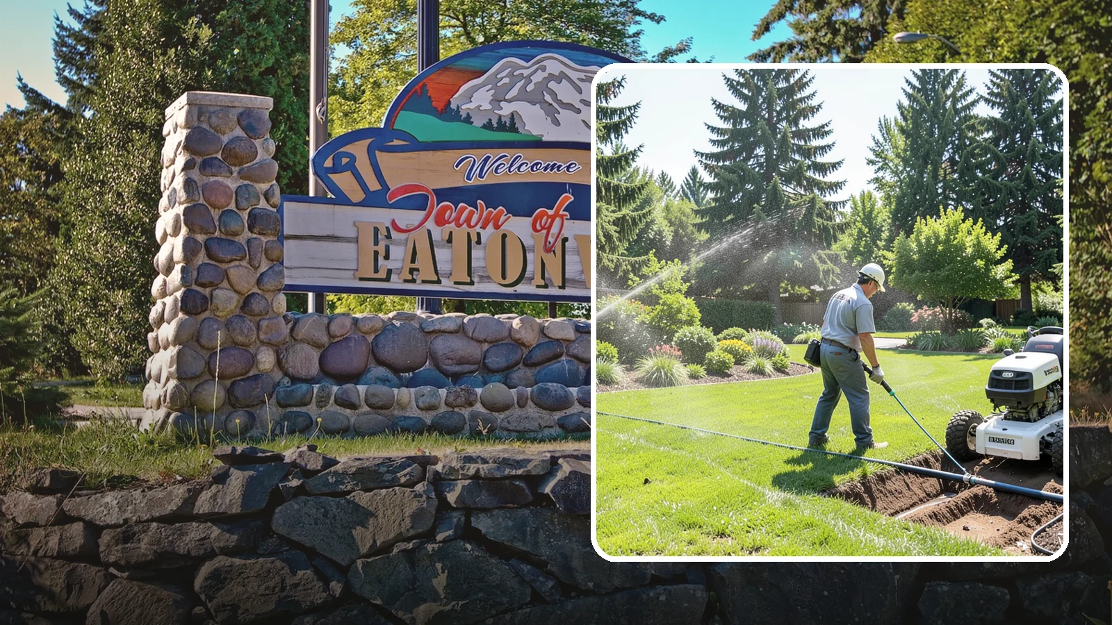 Sprinkler System Installation in Eatonville, Pierce County, WA - A professionally designed and installed sprinkler system that waters your whole landscape automatically and efficiently.