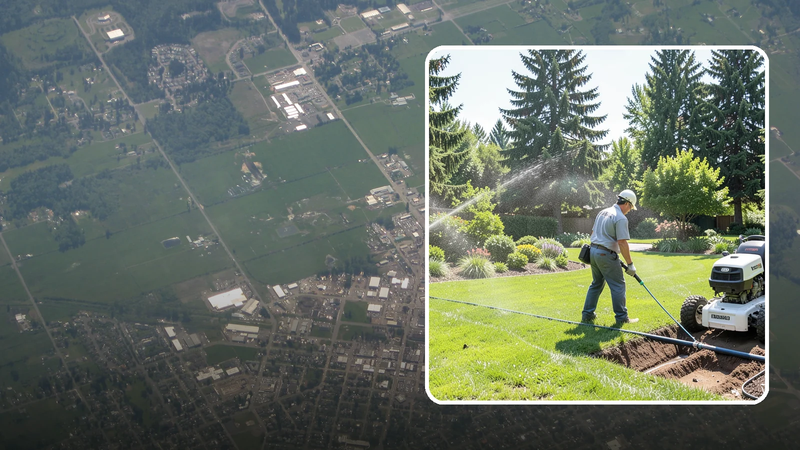 Sprinkler System Installation in Enumclaw, King County, WA - A professionally designed and installed sprinkler system that waters your whole landscape automatically and efficiently.