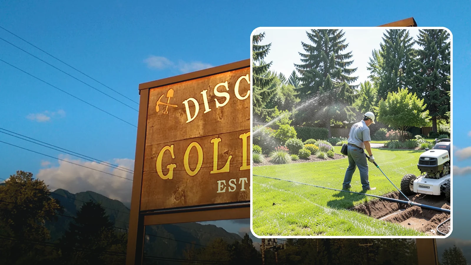 Sprinkler System Installation in Gold Bar, Snohomish County, WA - A professionally designed and installed sprinkler system that waters your whole landscape automatically and efficiently.