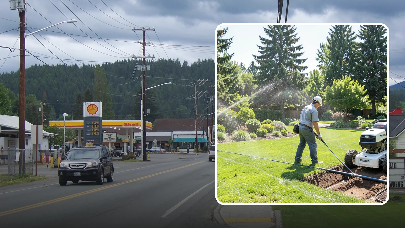 Sprinkler System Installation in Granite Falls, Snohomish County, WA - A professionally designed and installed sprinkler system that waters your whole landscape automatically and efficiently.