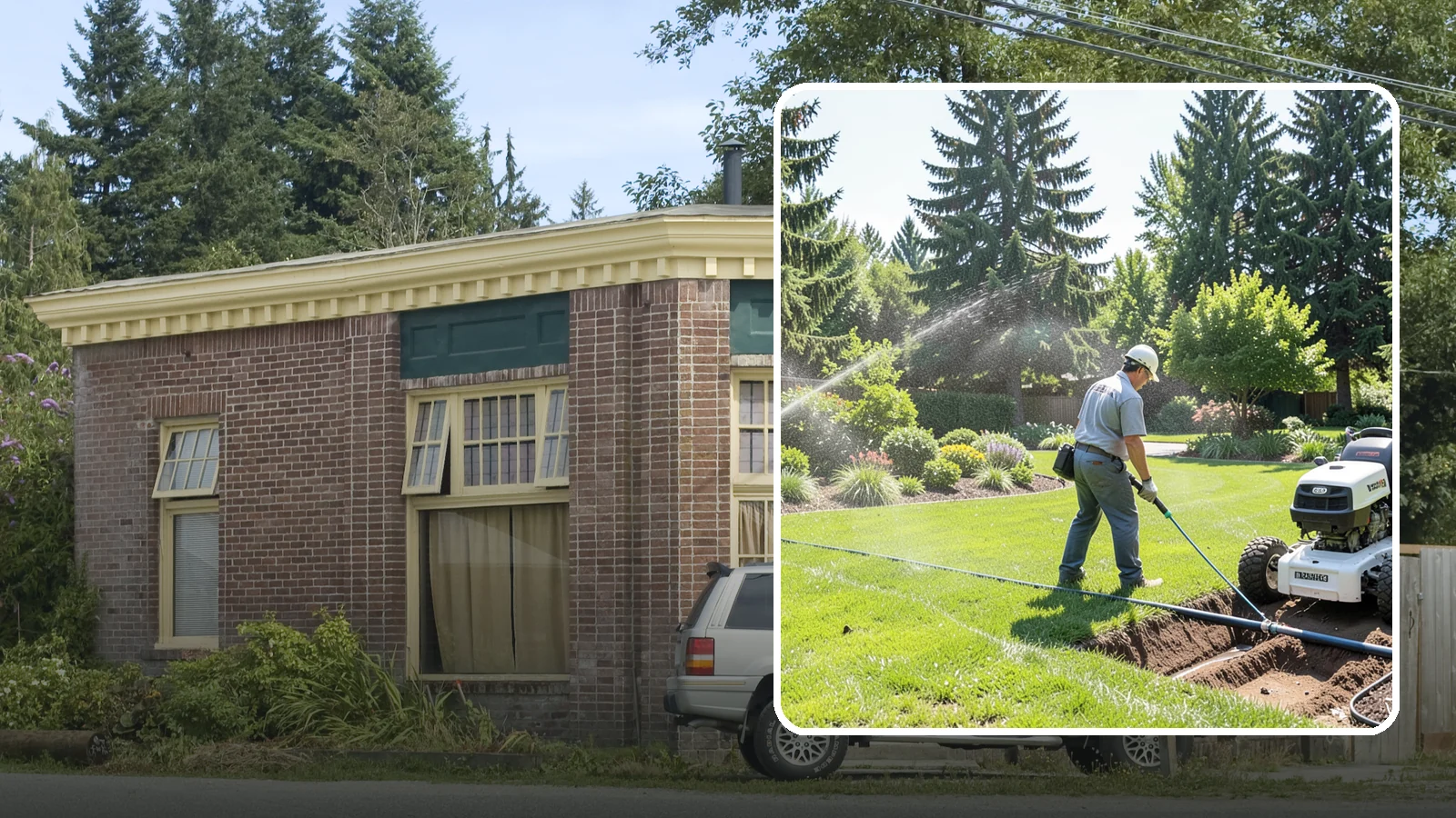 Sprinkler System Installation in Hamilton, Skagit County, WA - A professionally designed and installed sprinkler system that waters your whole landscape automatically and efficiently.