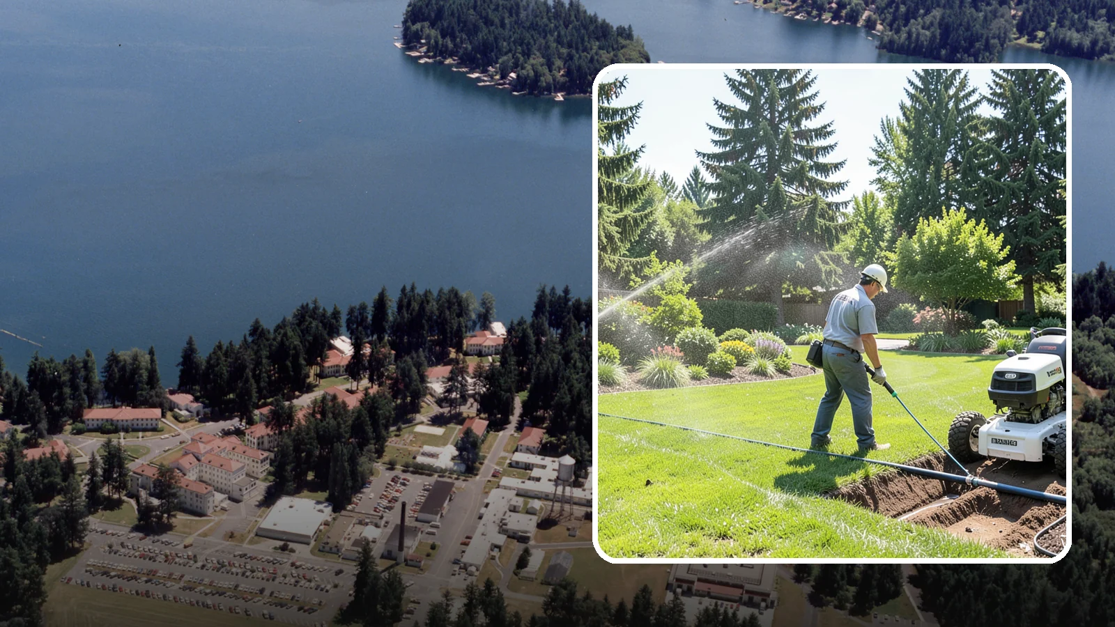 Sprinkler System Installation in Lakewood, Pierce County, WA - A professionally designed and installed sprinkler system that waters your whole landscape automatically and efficiently.