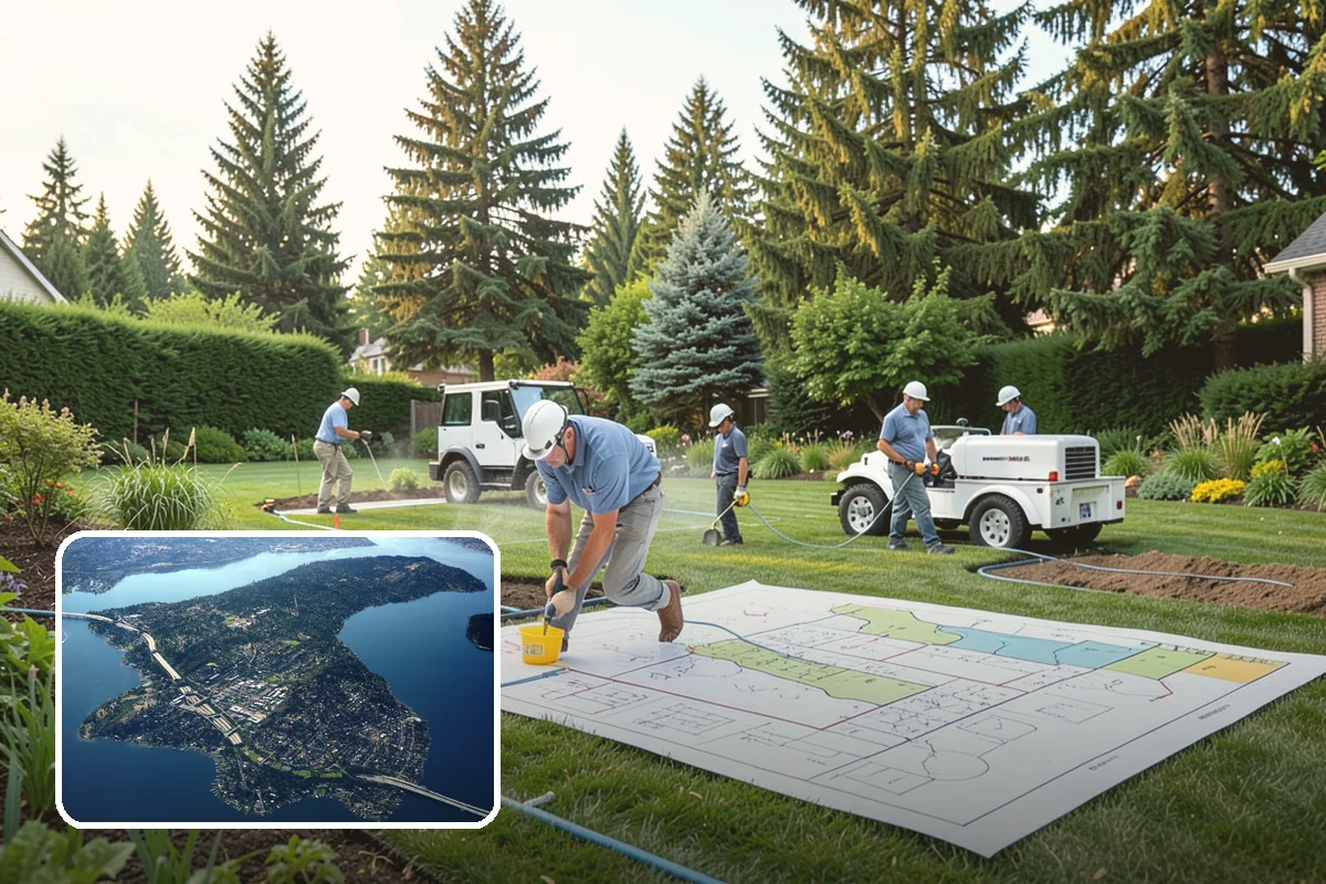 Sprinkler System Installation in Mercer Island, King County, WA - Automatic, even watering across every zone