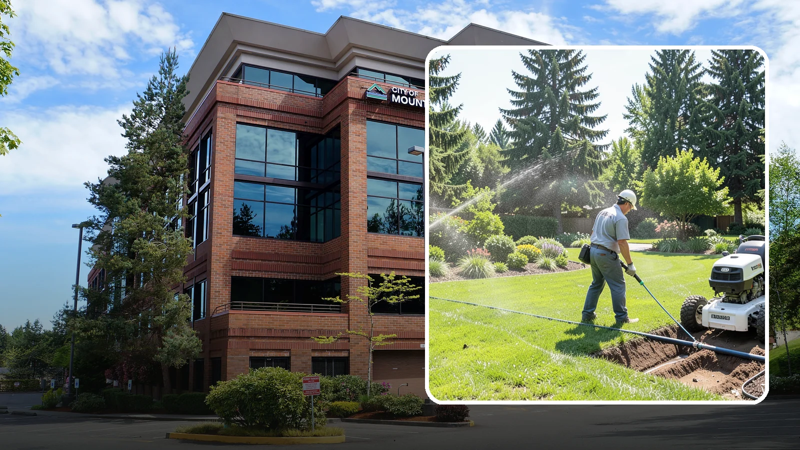 Sprinkler System Installation in Mountlake Terrace, Snohomish County, WA - A professionally designed and installed sprinkler system that waters your whole landscape automatically and efficiently.