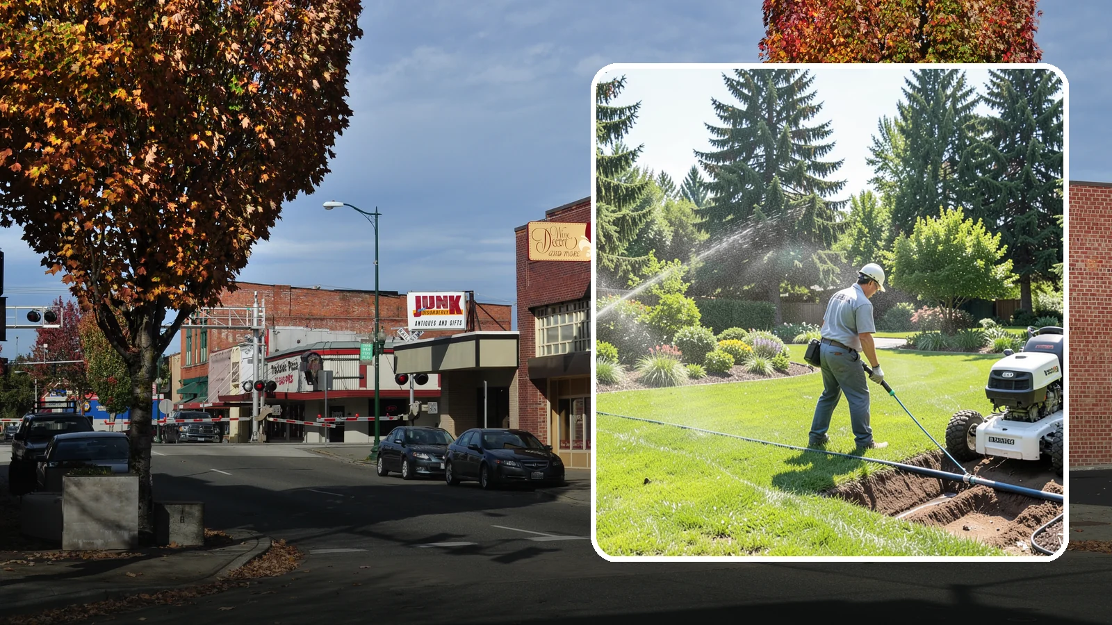 Sprinkler System Installation in Puyallup, Pierce County, WA - A professionally designed and installed sprinkler system that waters your whole landscape automatically and efficiently.