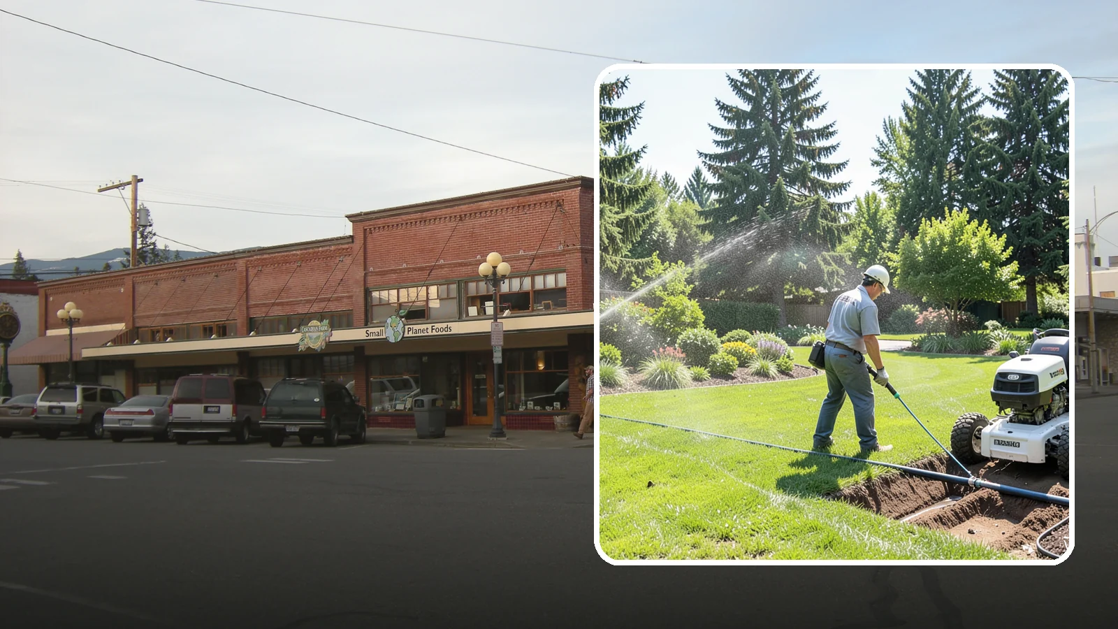 Sprinkler System Installation in Sedro-Woolley, Skagit County, WA - A professionally designed and installed sprinkler system that waters your whole landscape automatically and efficiently.
