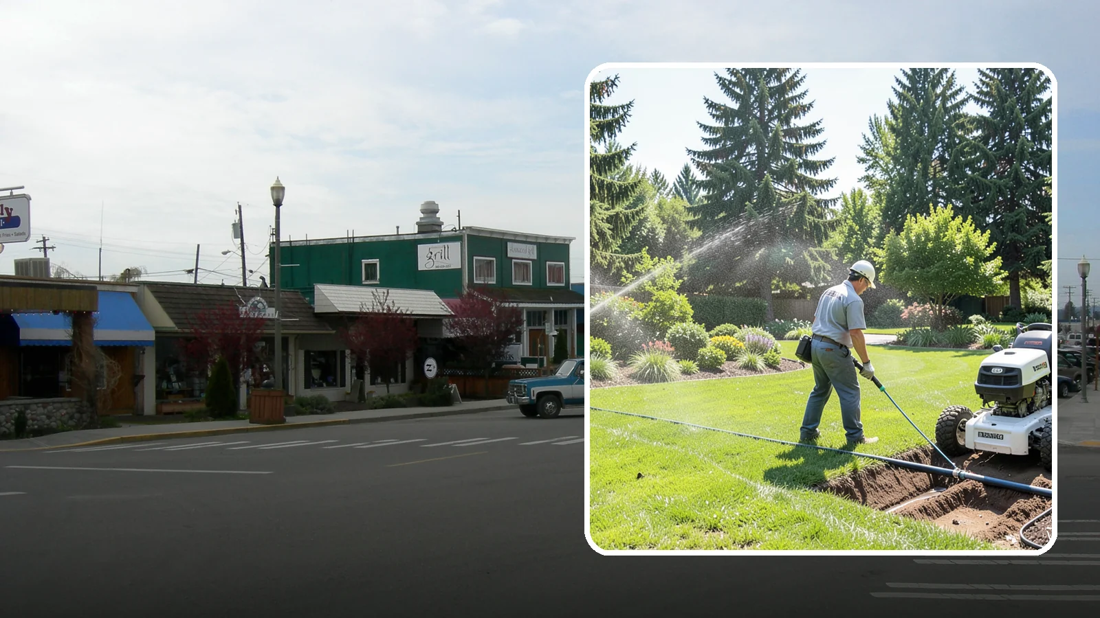 Sprinkler System Installation in Stanwood, Snohomish County, WA - A professionally designed and installed sprinkler system that waters your whole landscape automatically and efficiently.