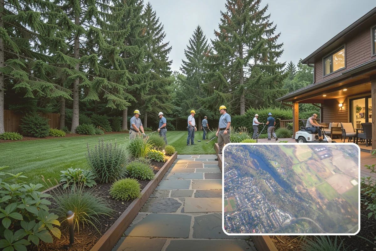 Spruce Pruning in Algona, King County, WA - Preserves the natural conical form