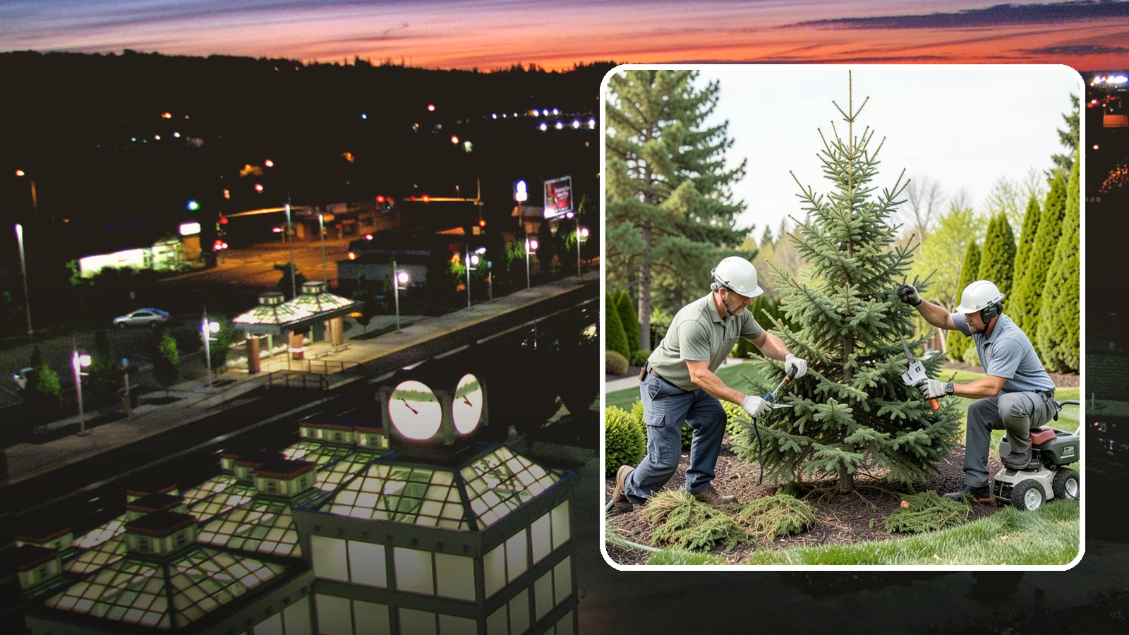 Spruce Pruning in Auburn, King County, WA - Careful spruce pruning that maintains form and health without cutting into bare wood.