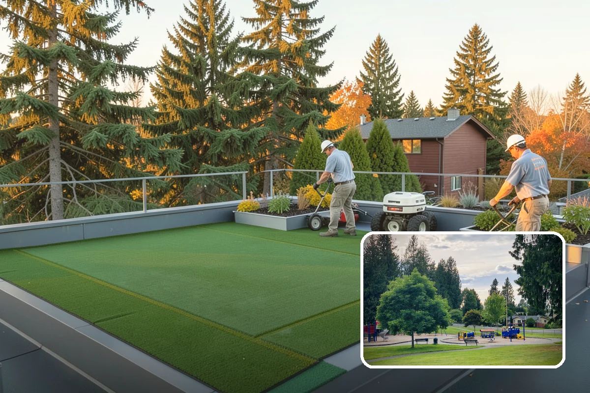 Spruce Pruning in Bonney Lake, Pierce County, WA - Preserves the natural conical form