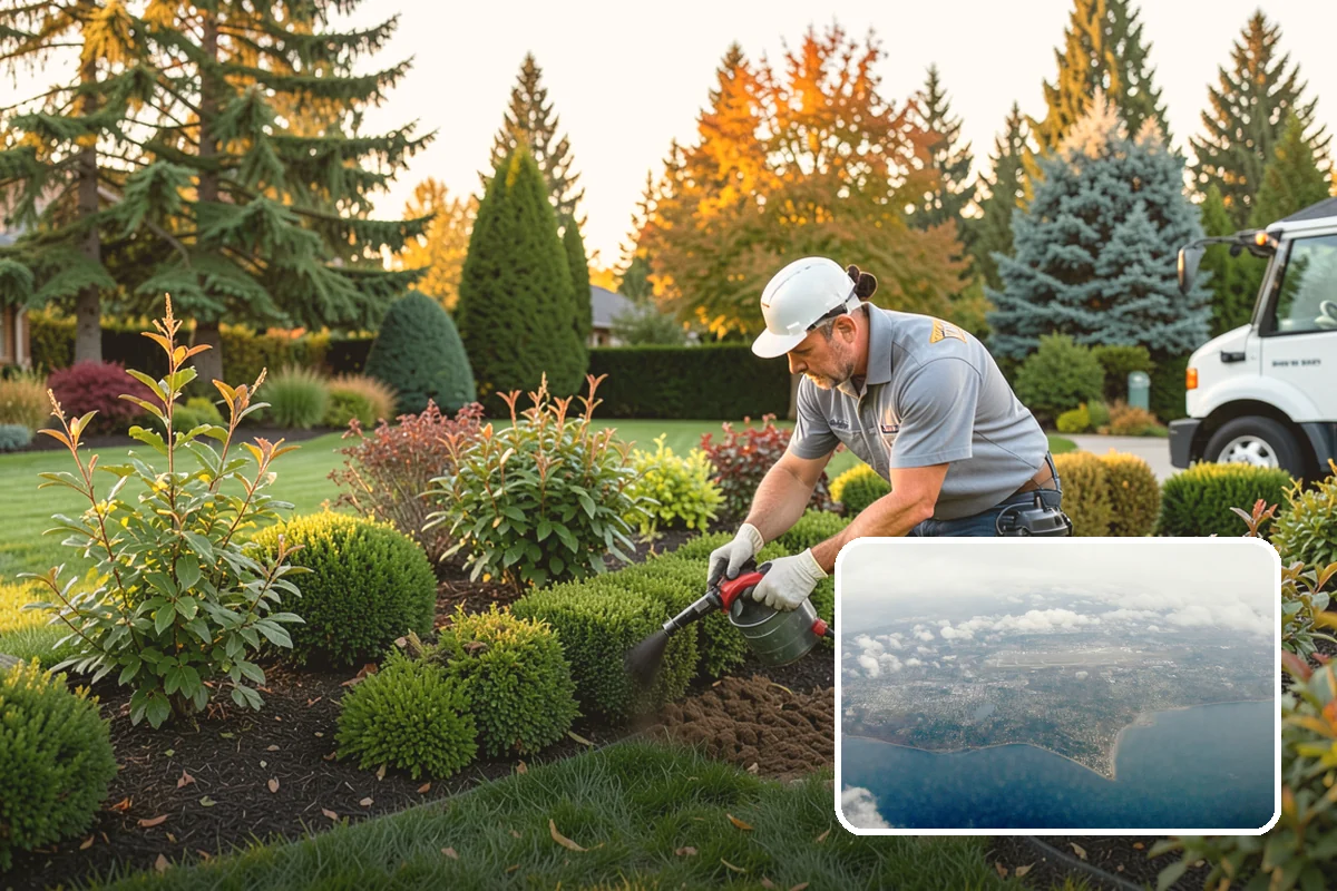 Spruce Pruning in Burien, King County, WA - Preserves the natural conical form