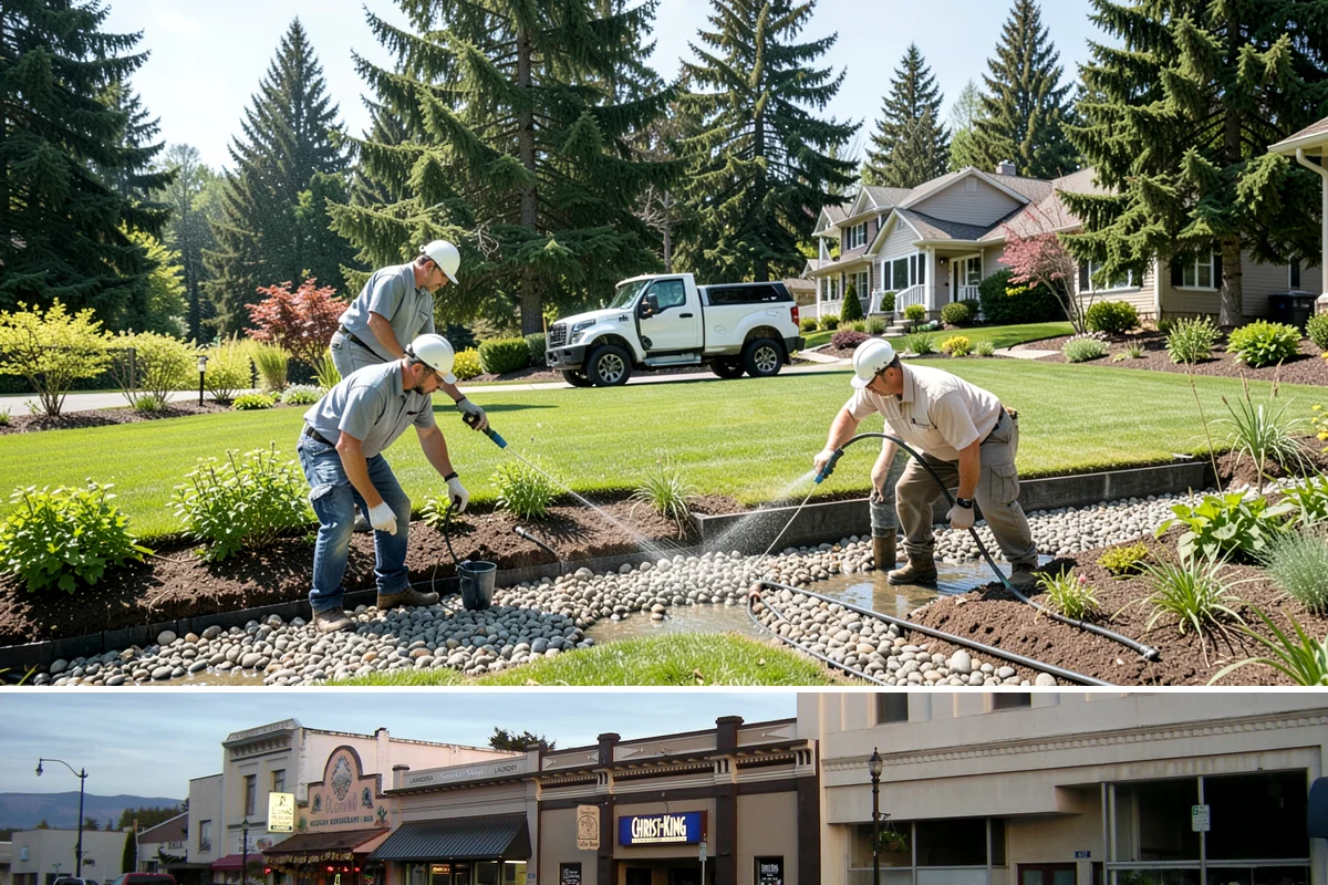Spruce Pruning in Burlington, Skagit County, WA - Best pruned in late winter to early spring before new growth.
