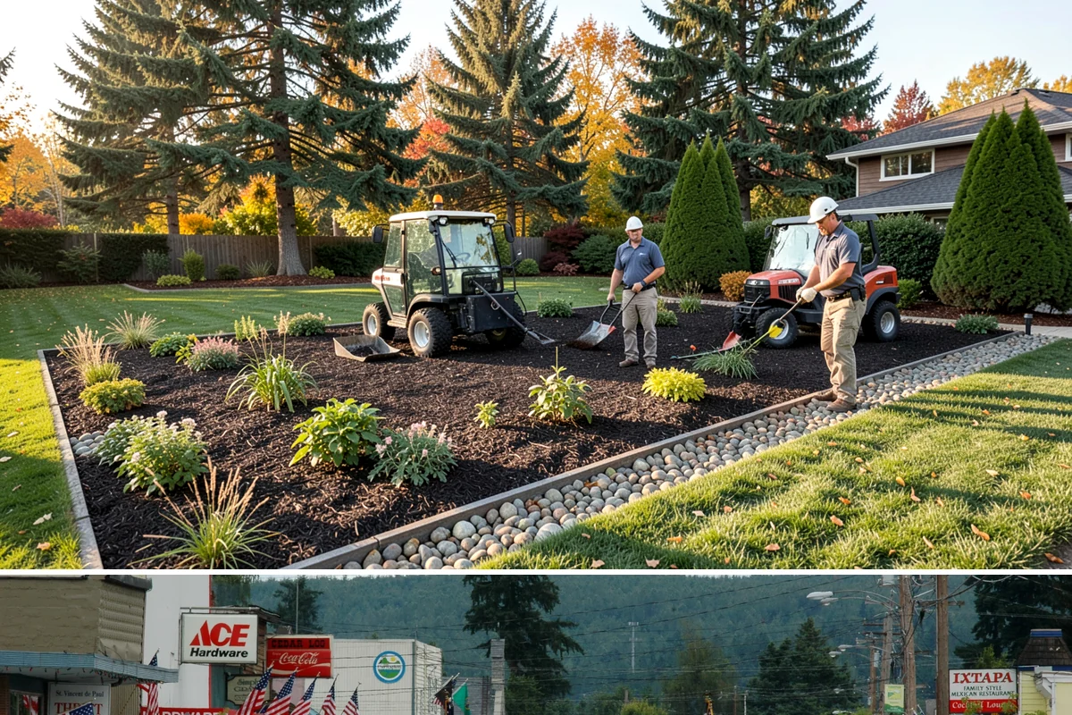 Spruce Pruning in Carnation, King County, WA - Best pruned in late winter to early spring before new growth.