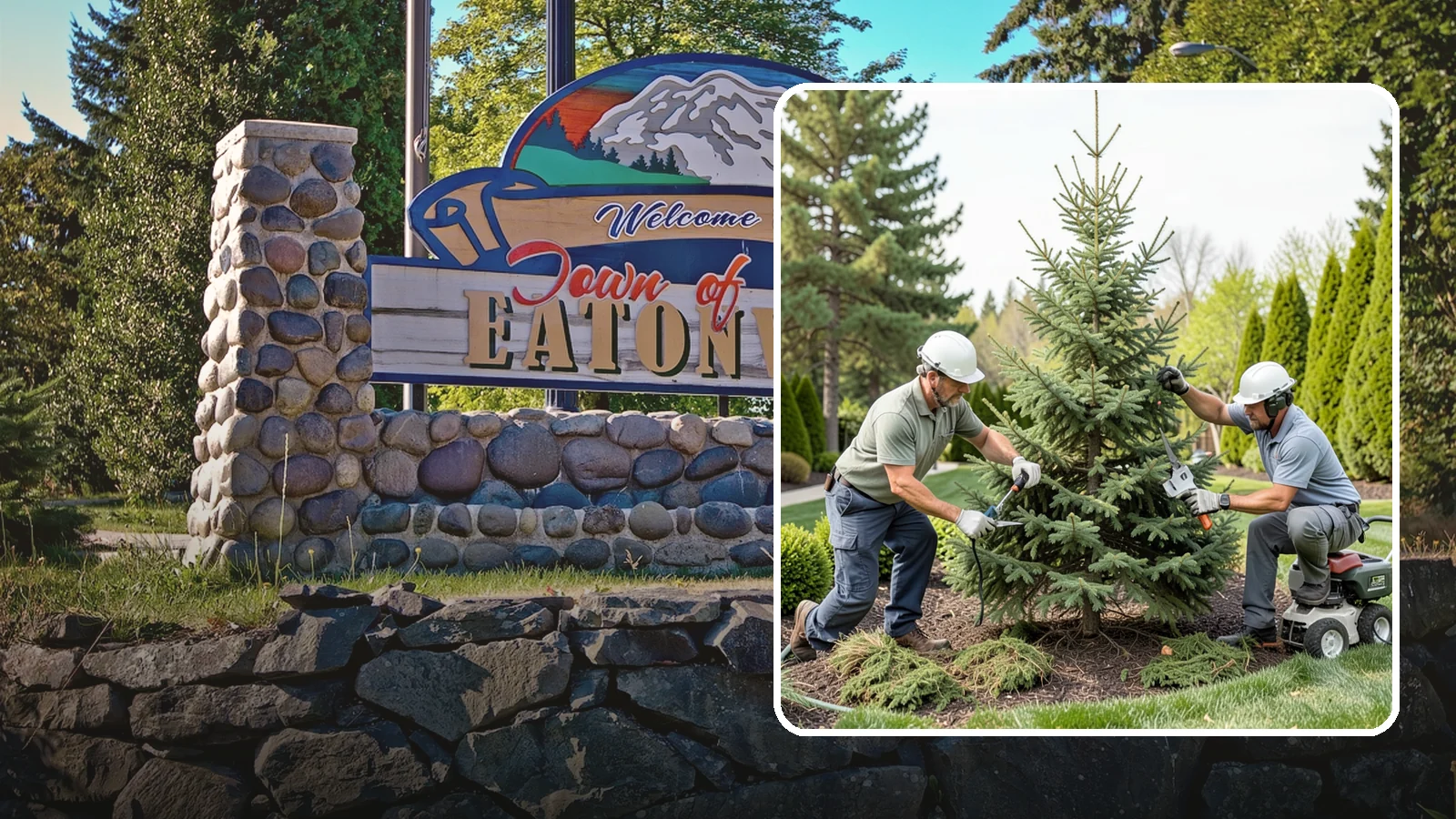 Spruce Pruning in Eatonville, Pierce County, WA - Careful spruce pruning that maintains form and health without cutting into bare wood.